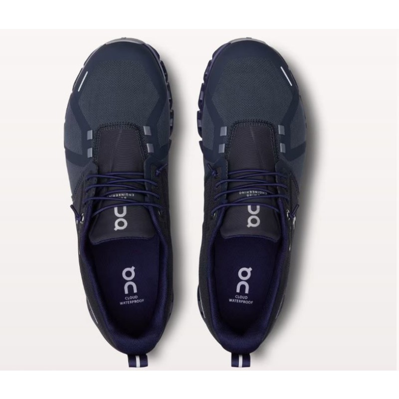 MOŠKI COPATI ON RUNNING CLOUD 5 WATERPROOF NAVY