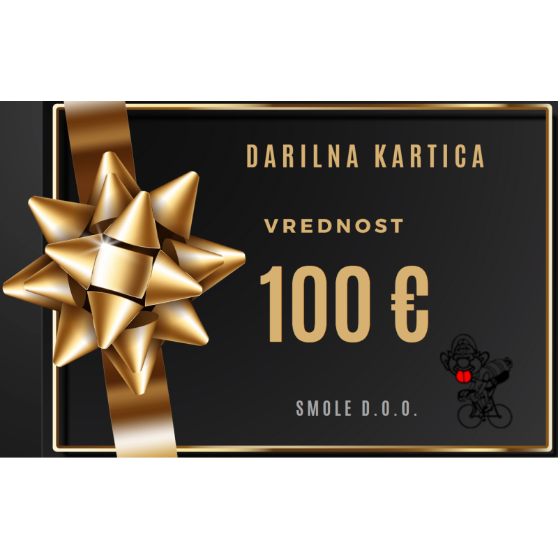 DARILNA KARTICA SPLET 100 €