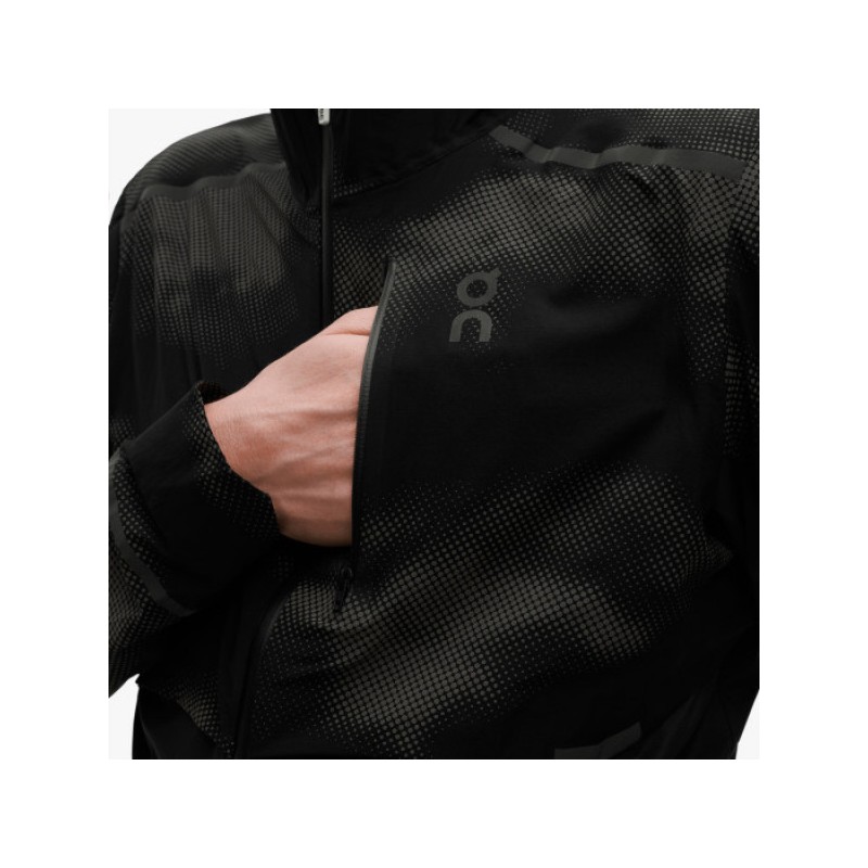 ON RUNNING WEATHER JACKET LUMOS BLACK M