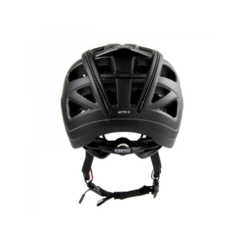 KOLESARSKA ČELADA CASCO ACTIVE2 ČRNA MAT