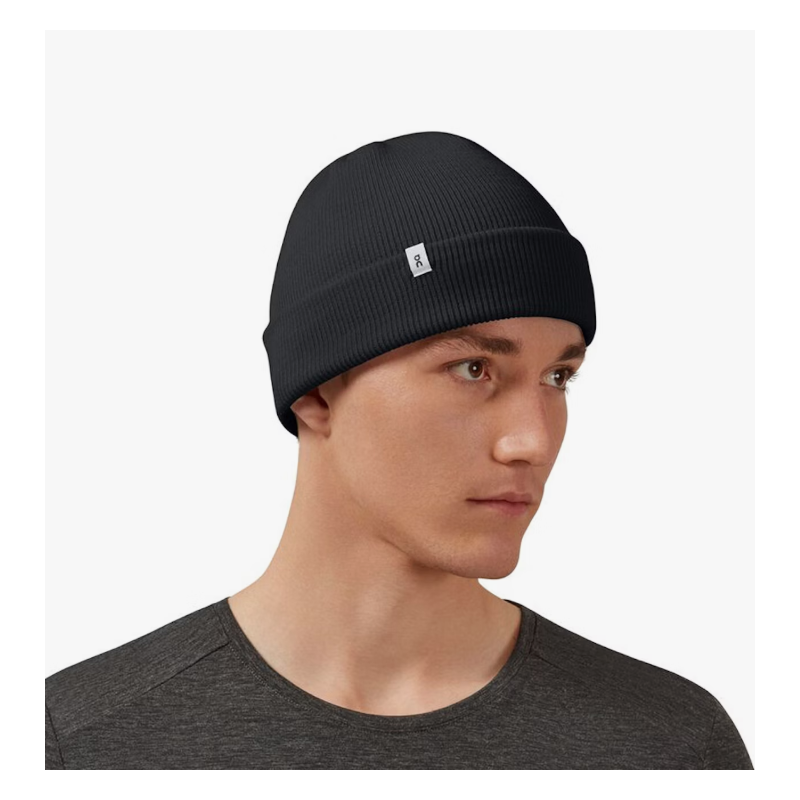 ON RUNNING MERINO BEANIE BLACK UNI