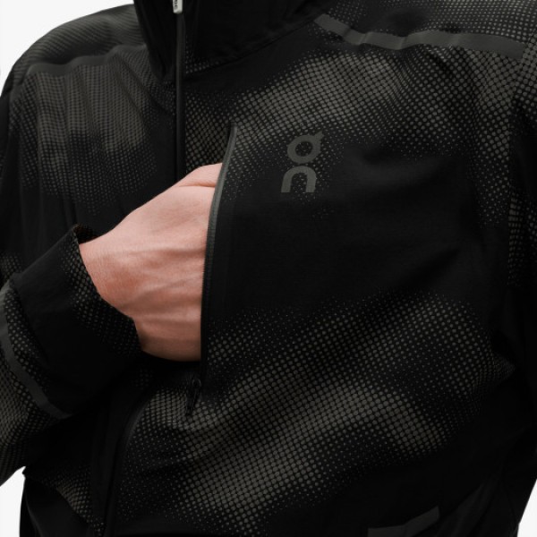 ON RUNNING WEATHER JACKET LUMOS BLACK M