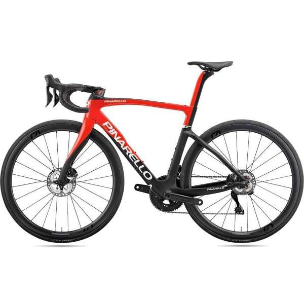 CESTNO KOLO PINARELLO F7 Disc RAZOR red SHIMANO Ultegra Di2 2x12, ultrafast